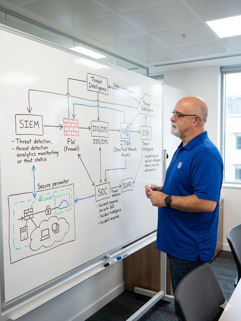 Jeff Robertson at whiteboard