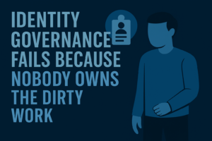 Identity Governance Fails Because Nobody Owns the Dirty Work
